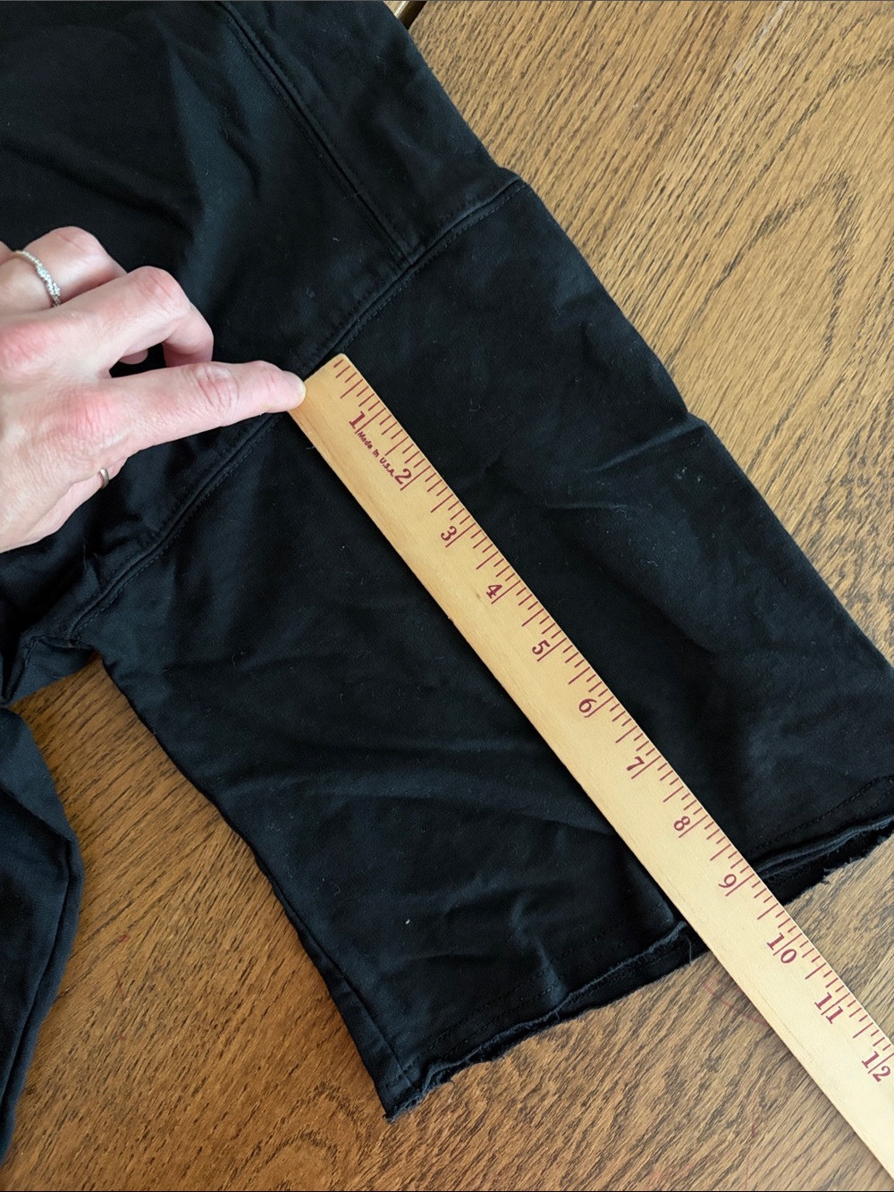 IMMENSE.TW Black T Shirt High End Avant Garde Fashion Raw Sleeve & Hem Cotton - Picture 9 of 11